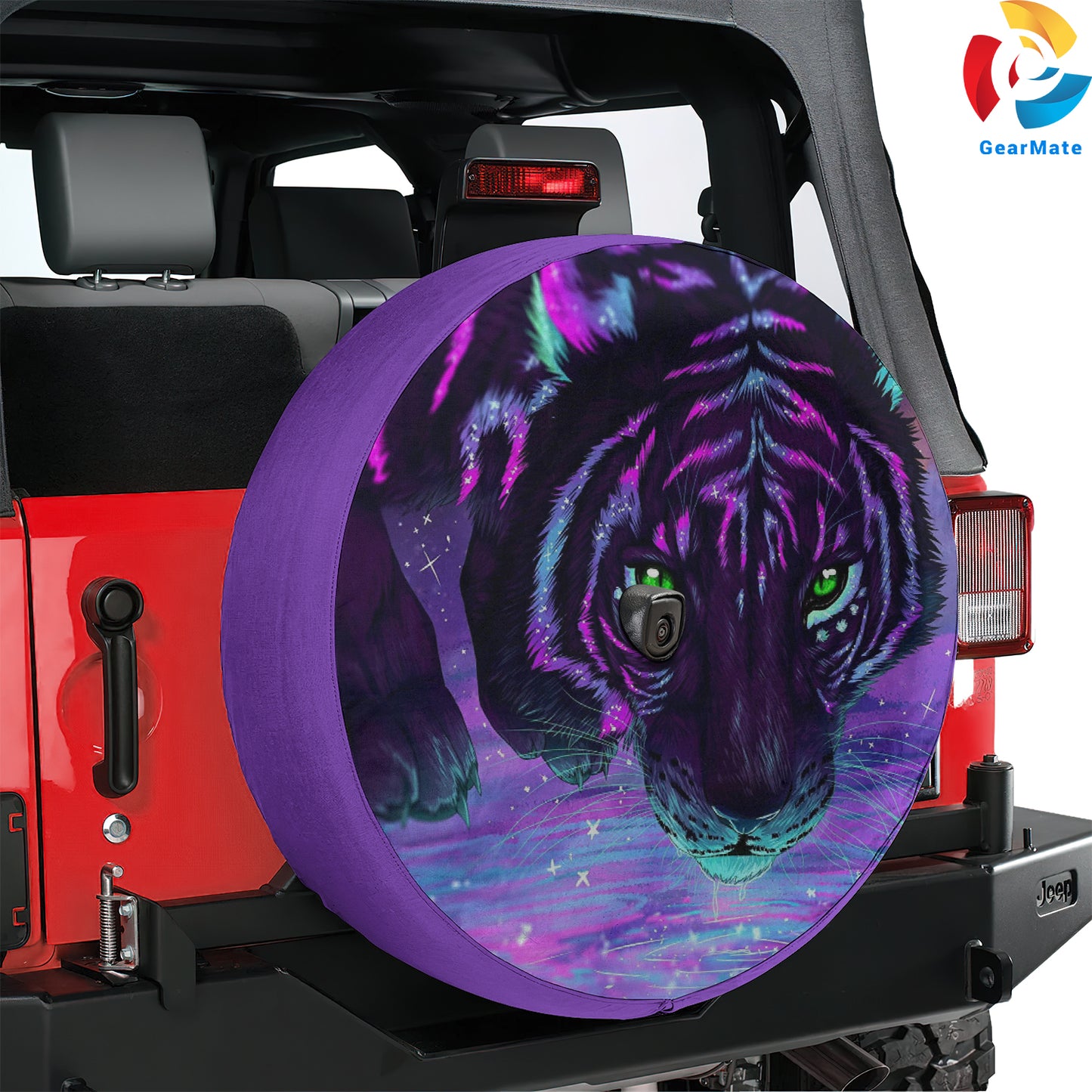 Purple Tiger Spare Tire Cover – Premium Waterproof UV Resistant Protector