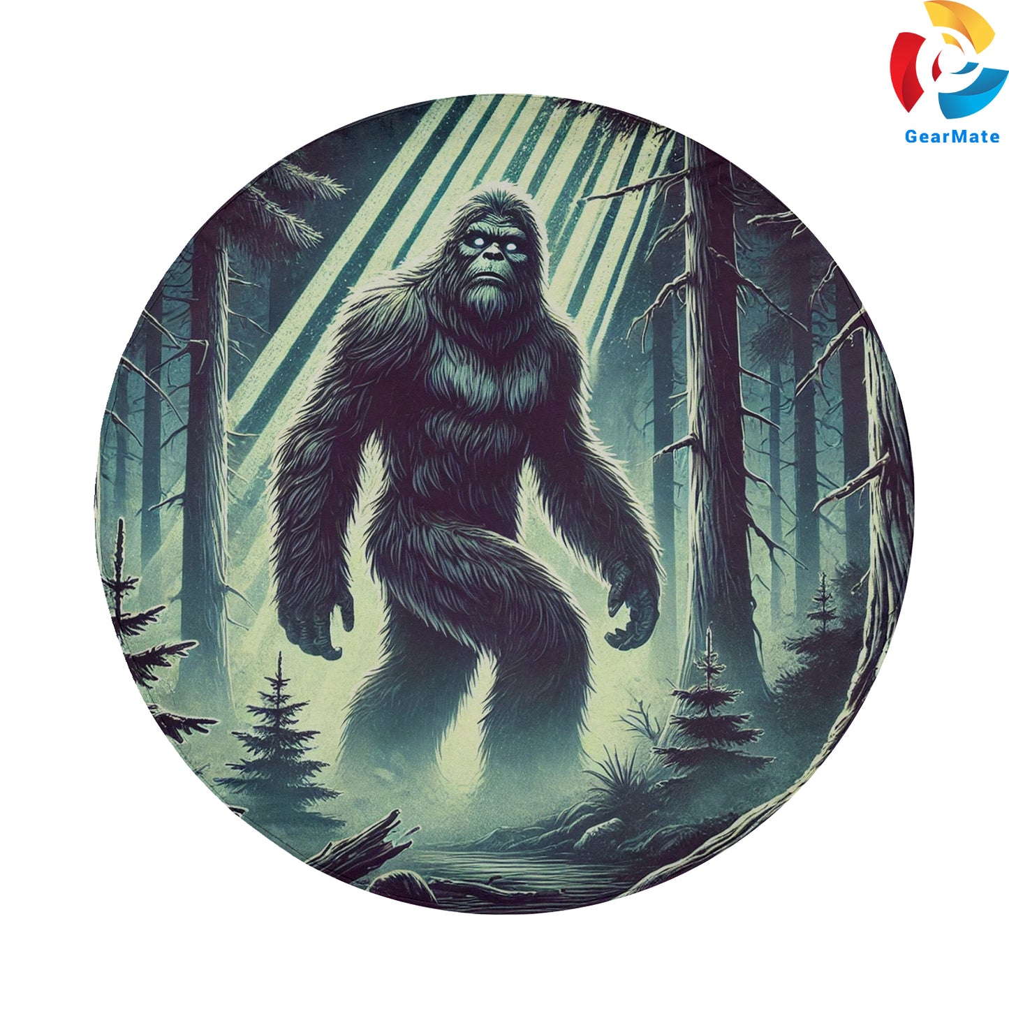 Sasquatch Bigfoot Spare Tire Cover – Premium Waterproof UV Resistant Protector