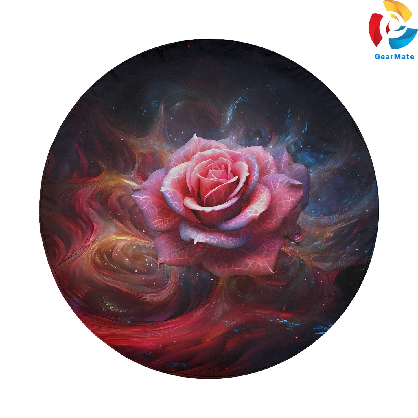 Colorful Flowers Spare Tire Cover – Premium Waterproof UV Resistant Protector