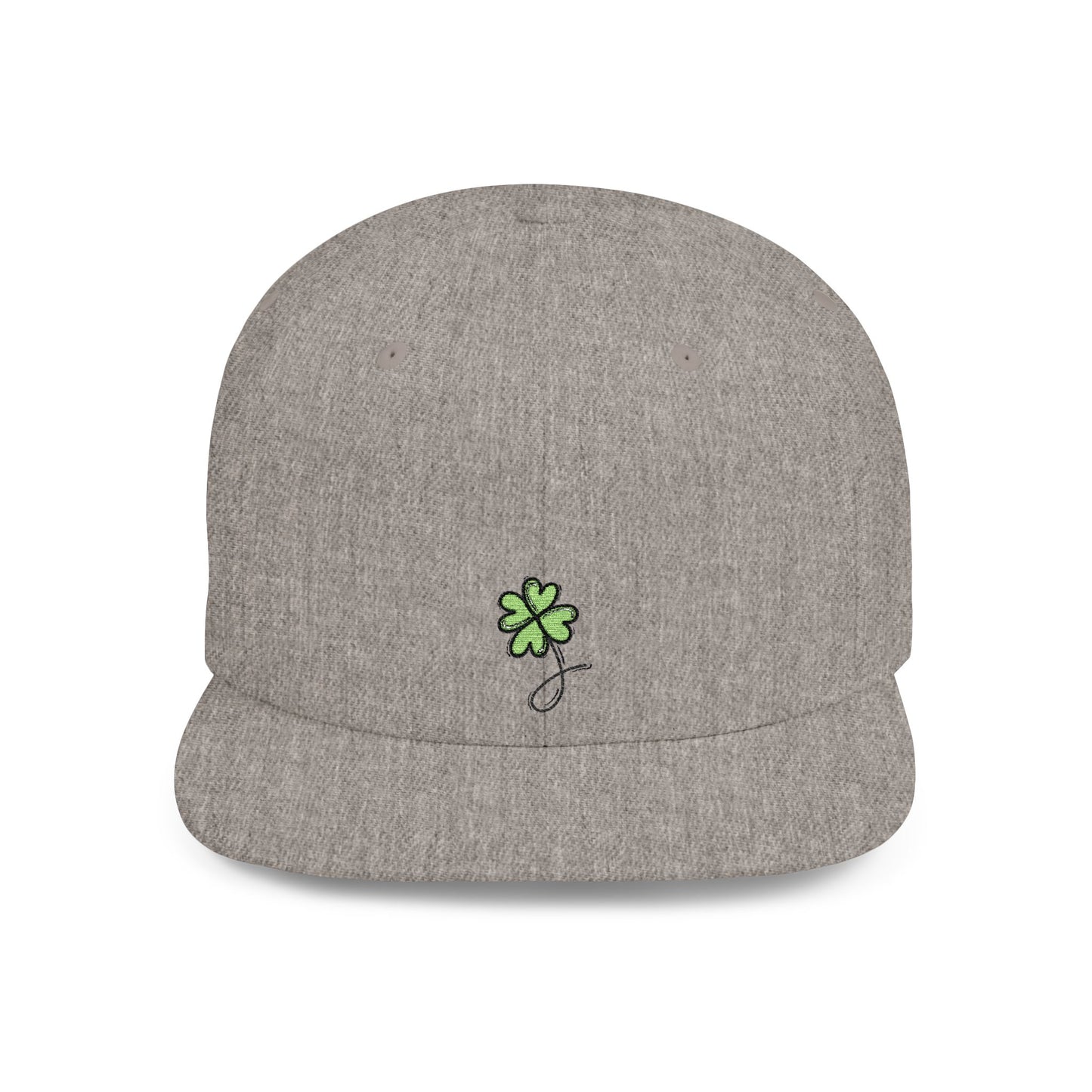 Icons Embroidered Leaf Flat Bill Snapback – Lightweight, Custom Fit, Premium Quality