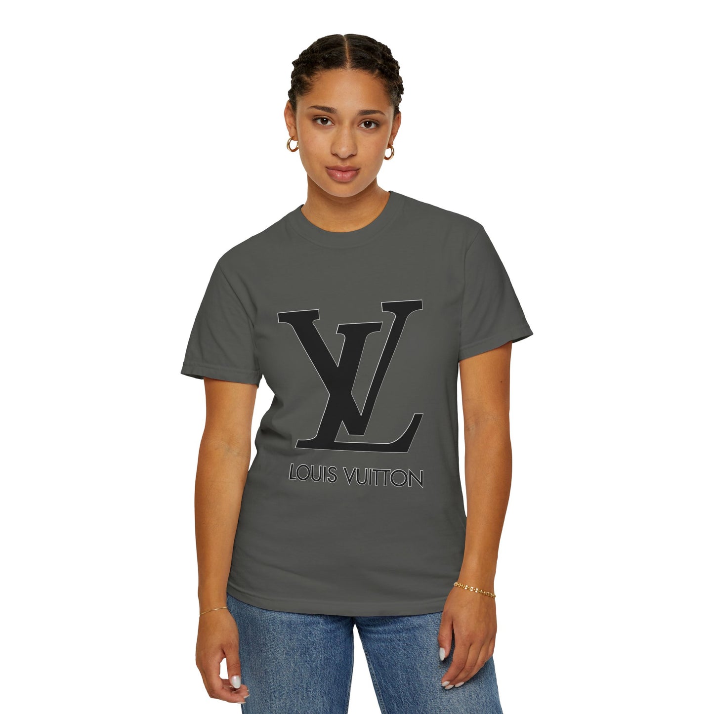 Louis Vuitton Garment-Dyed T-Shirt – Premium Cotton Tee for Customization