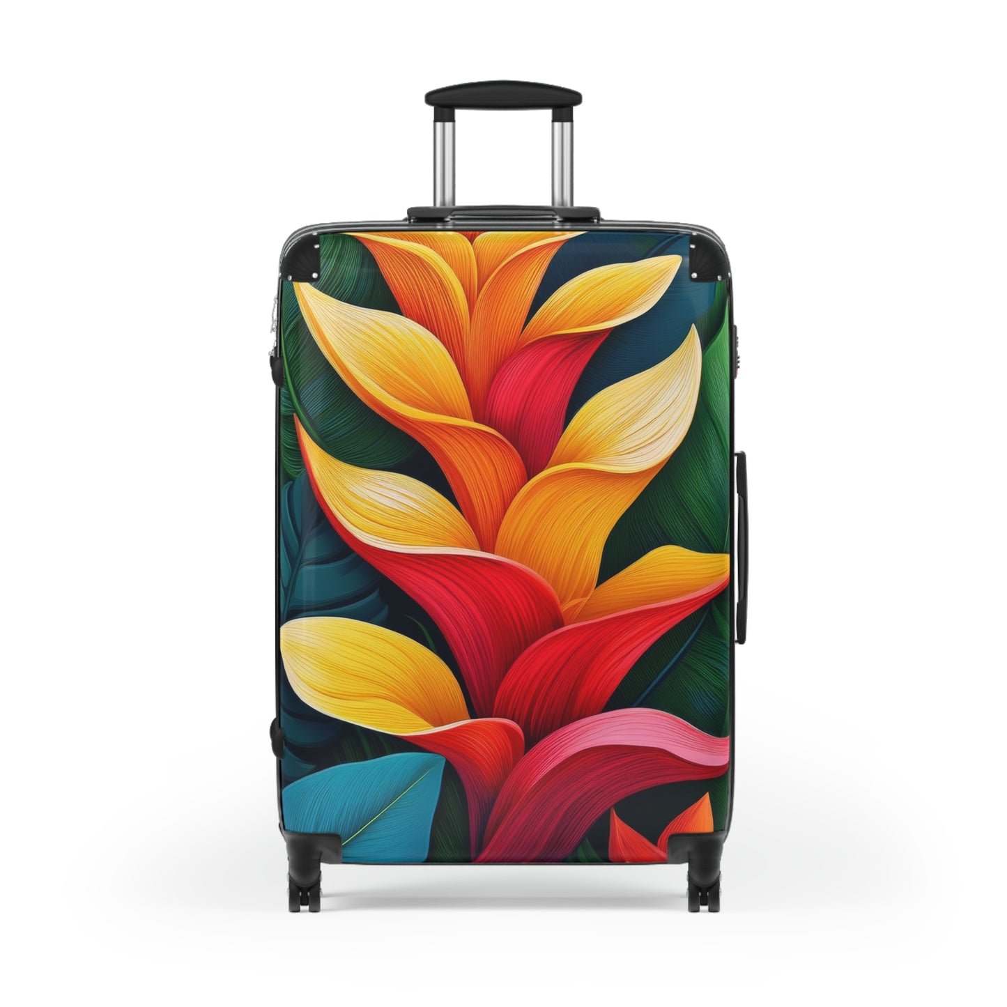 Nature Flowers Floral Tropical Bloom Art Carry-On Suitcase - Stylish Luggage for Travelers