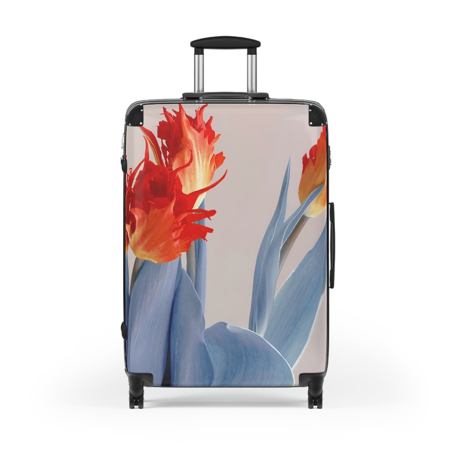 Nature Flowers Floral Red Hellebore Art Carry-On Suitcase - Stylish Luggage for Travelers