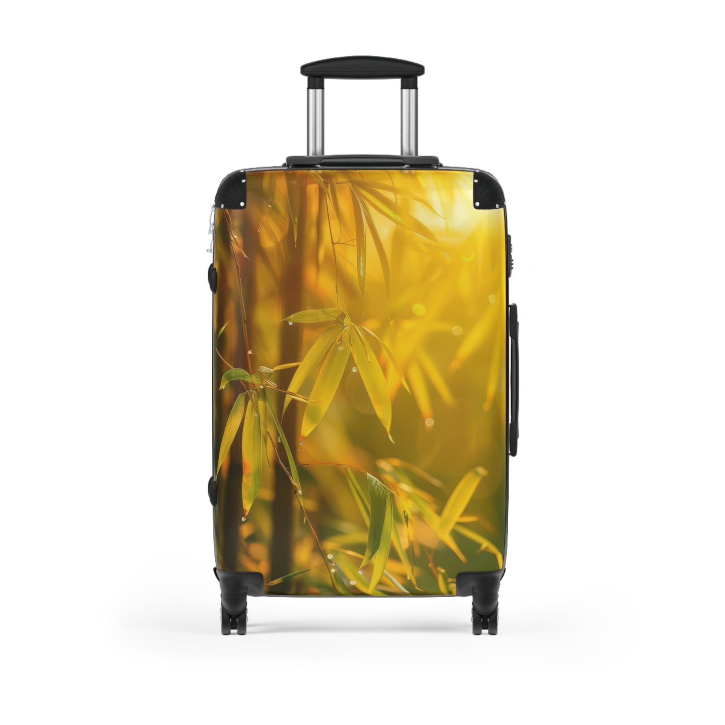 Nature Bamboo Leaves Art Carry-On Suitcase - Stylish Luggage for Travelers