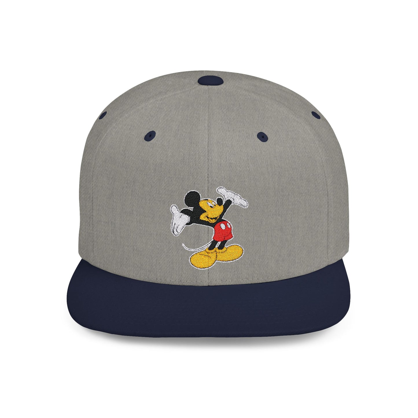 Mickey Mouse Disney Holiday Flat Bill Snapback – Lightweight, Custom Fit, Premium Quality