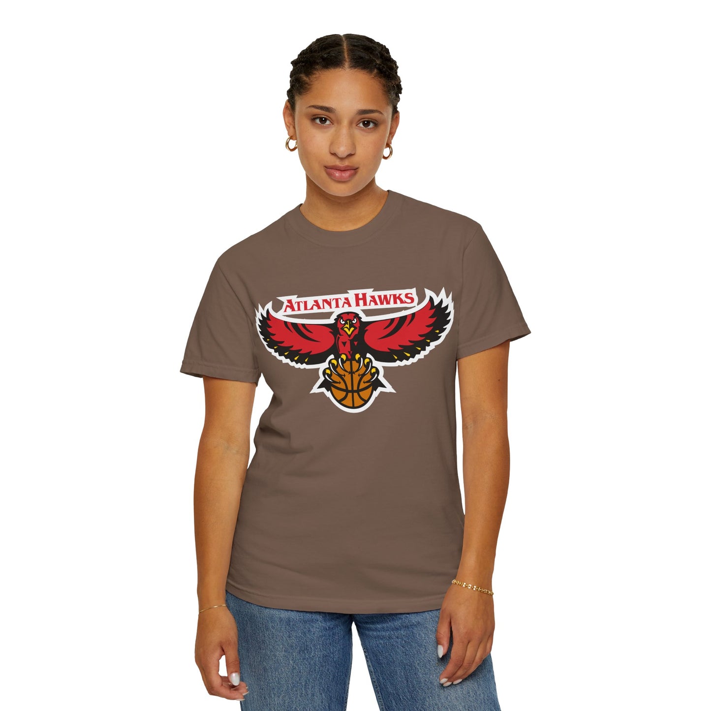 Atlanta Hawks Rise And Grind Garment-Dyed T-Shirt – Premium Cotton Tee for Customization
