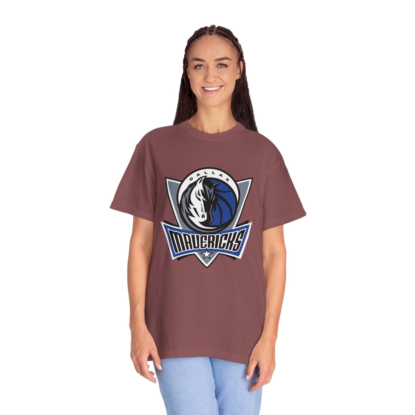 Dallas Mavericks Garment-Dyed T-Shirt – Premium Cotton Tee for Customization