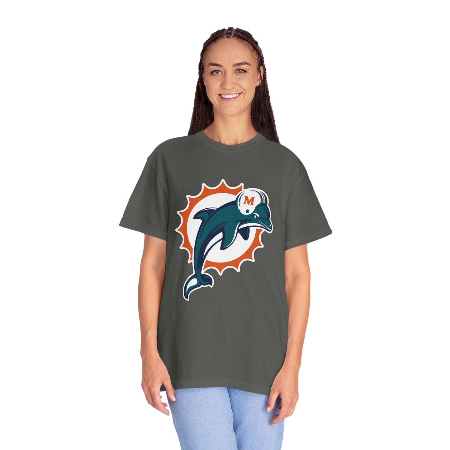 Miami Dolphins Gear Garment-Dyed T-Shirt – Premium Cotton Tee for Customization