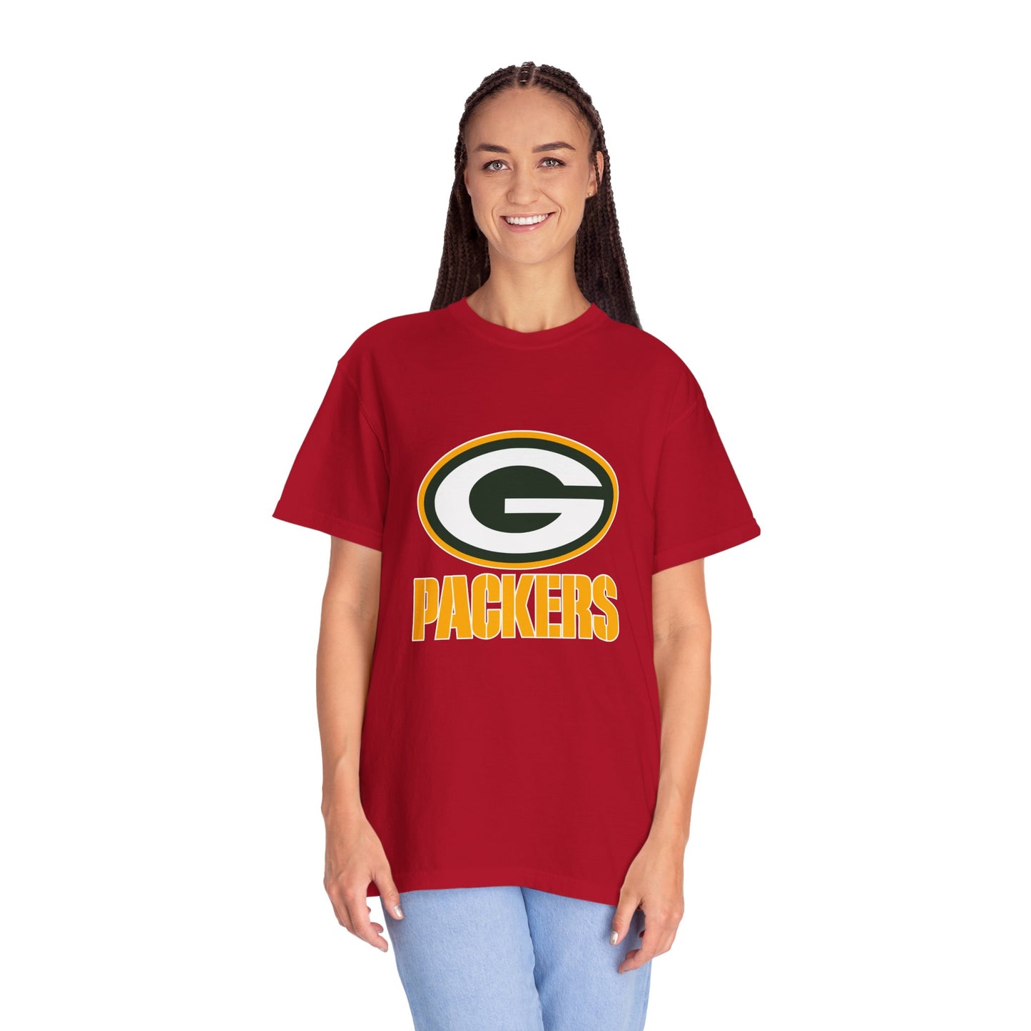 Green Bay Packers Merchandise Garment-Dyed T-Shirt – Premium Cotton Tee for Customization
