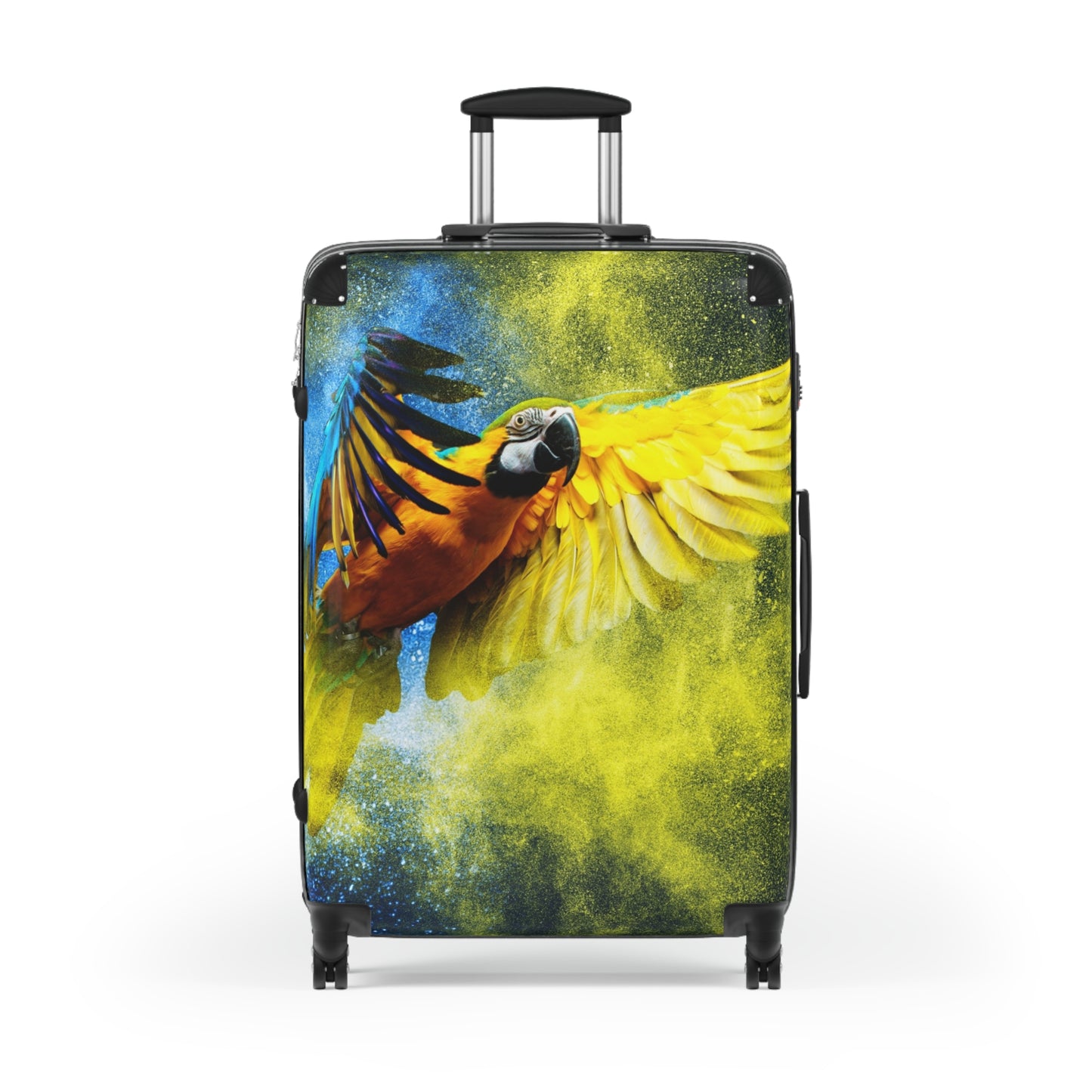 Animals Blue Yellow Macaw Carry-On Suitcase - Stylish Luggage for Travelers