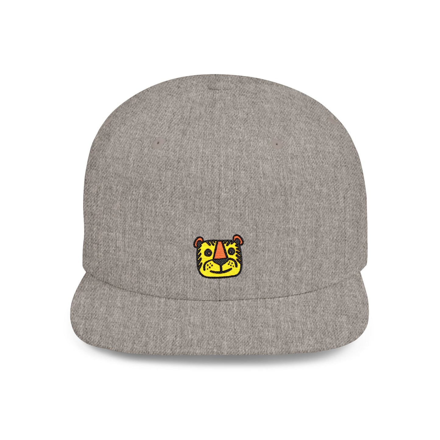 Icons Embroidered Tiger Flat Bill Snapback – Lightweight, Custom Fit, Premium Quality