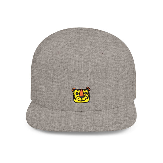 Icons Embroidered Tiger Flat Bill Snapback – Lightweight, Custom Fit, Premium Quality