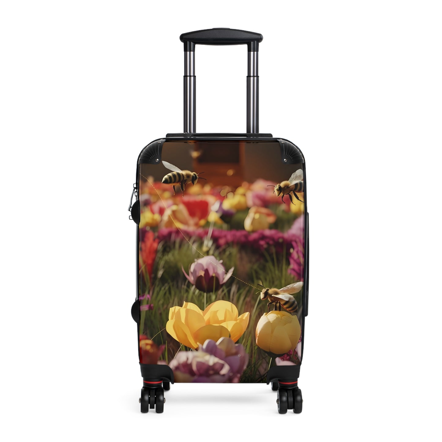 Nature Flowers Floral Vibrant Garden Art Carry-On Suitcase - Stylish Luggage for Travelers
