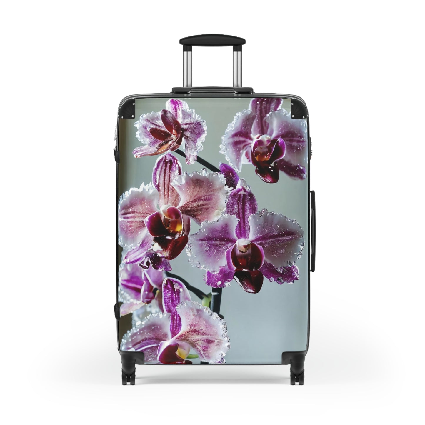 Nature Flowers Floral Spring Purple Art Carry-On Suitcase - Stylish Luggage for Travelers