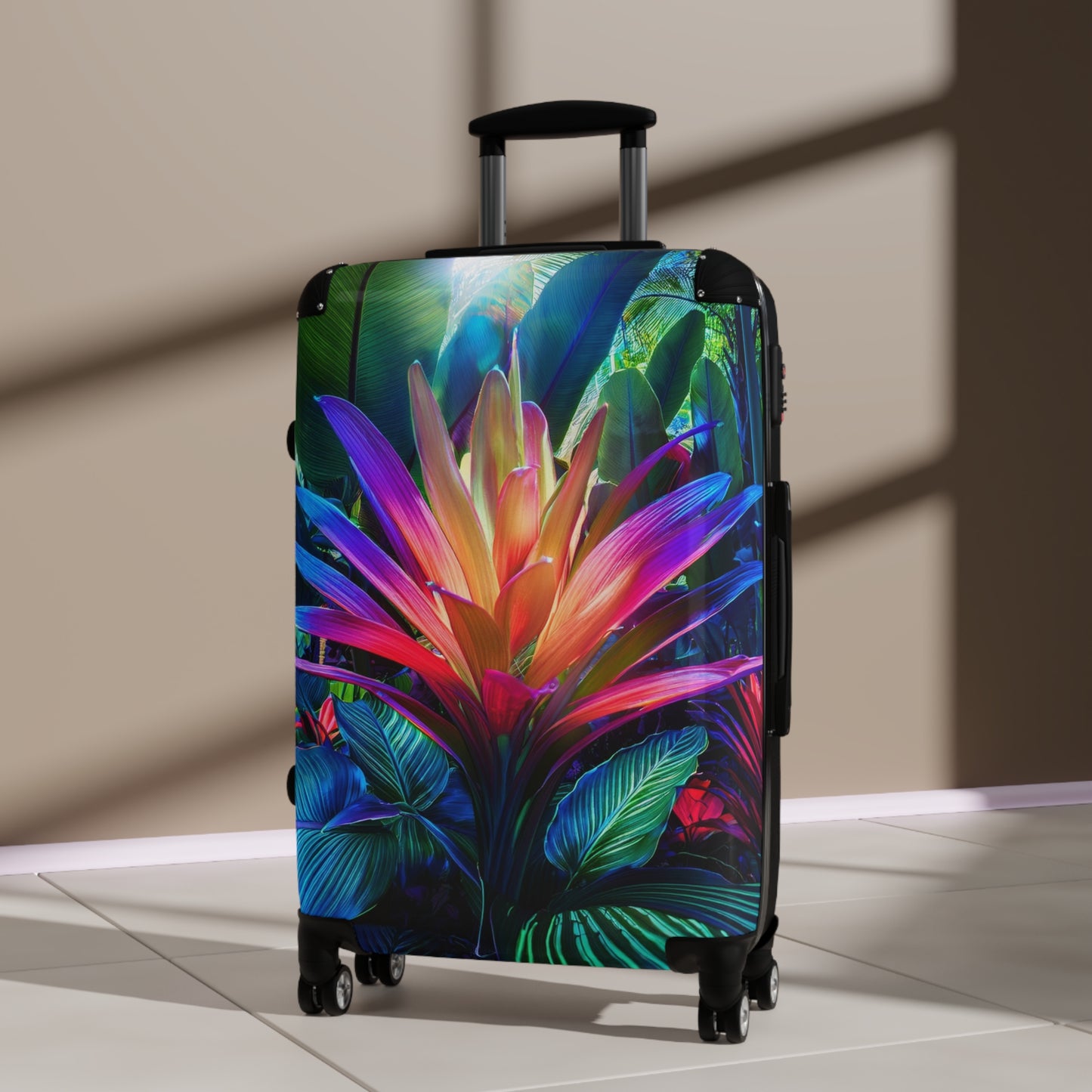Nature Flowers Floral Tropical Flower Art Carry-On Suitcase - Stylish Luggage for Travelers