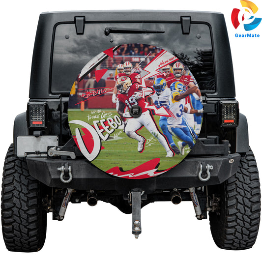 San Francisco 49ers Spare Tire Cover – Premium Waterproof UV Resistant Protector
