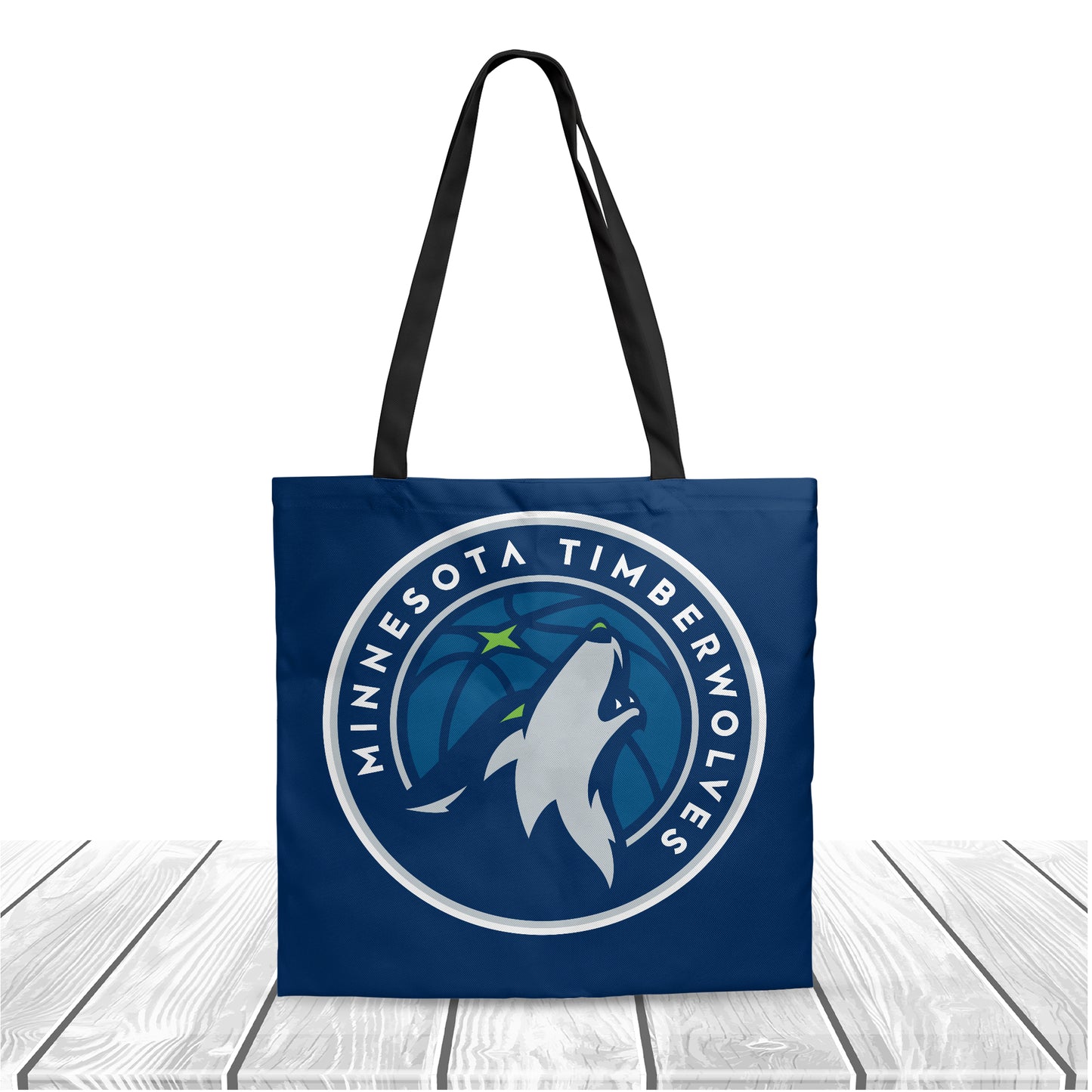 NBA Minnesota Timberwolves Fans Polyester Canvas Tote Bag - Durable and Stylish