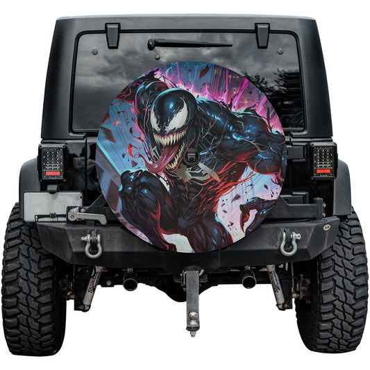Marvel Venom Spare Tire Cover – Premium Waterproof UV Resistant Protector