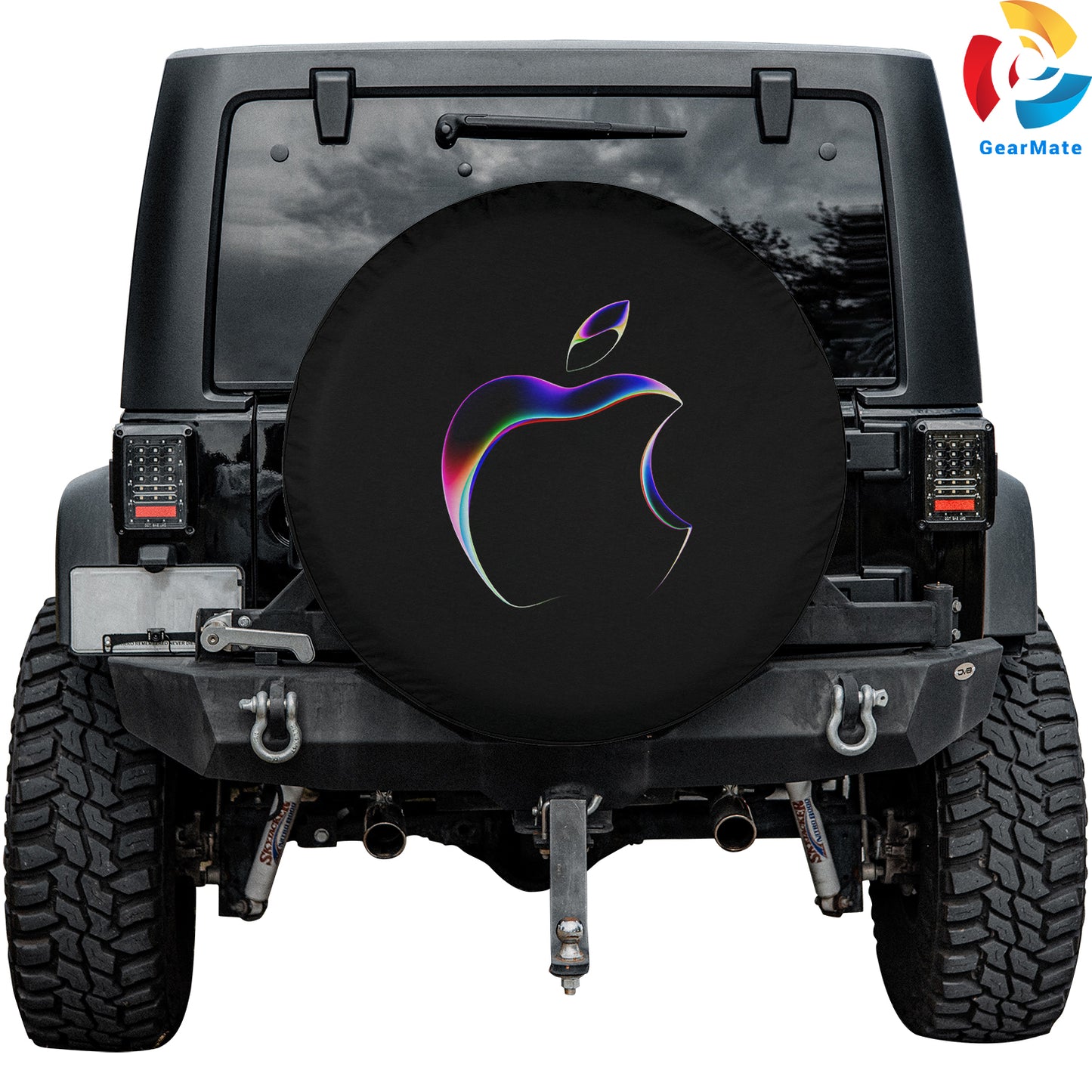Apple Logo Spare Tire Cover – Premium Waterproof UV Resistant Protector