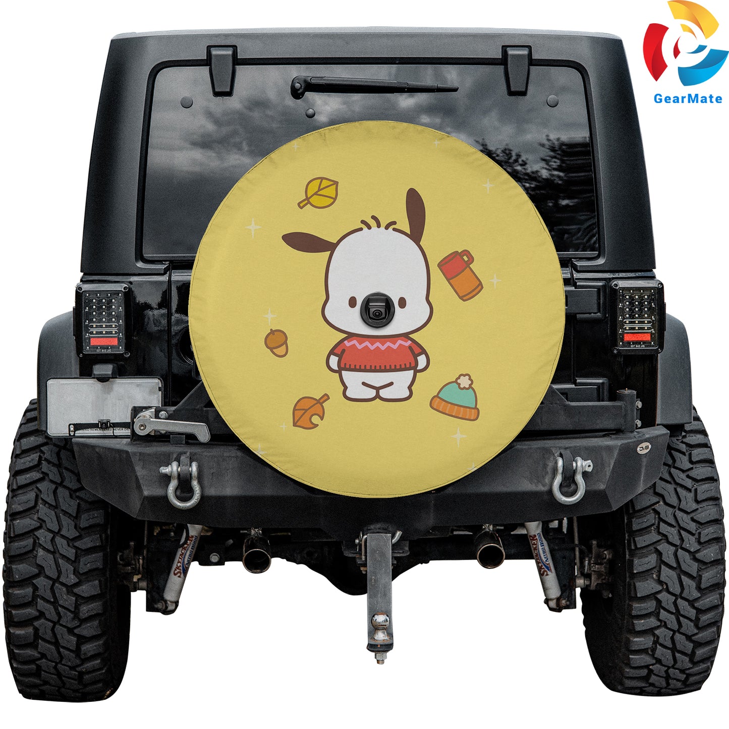 Pochacco Sanrio Spare Tire Cover – Premium Waterproof UV Resistant Protector