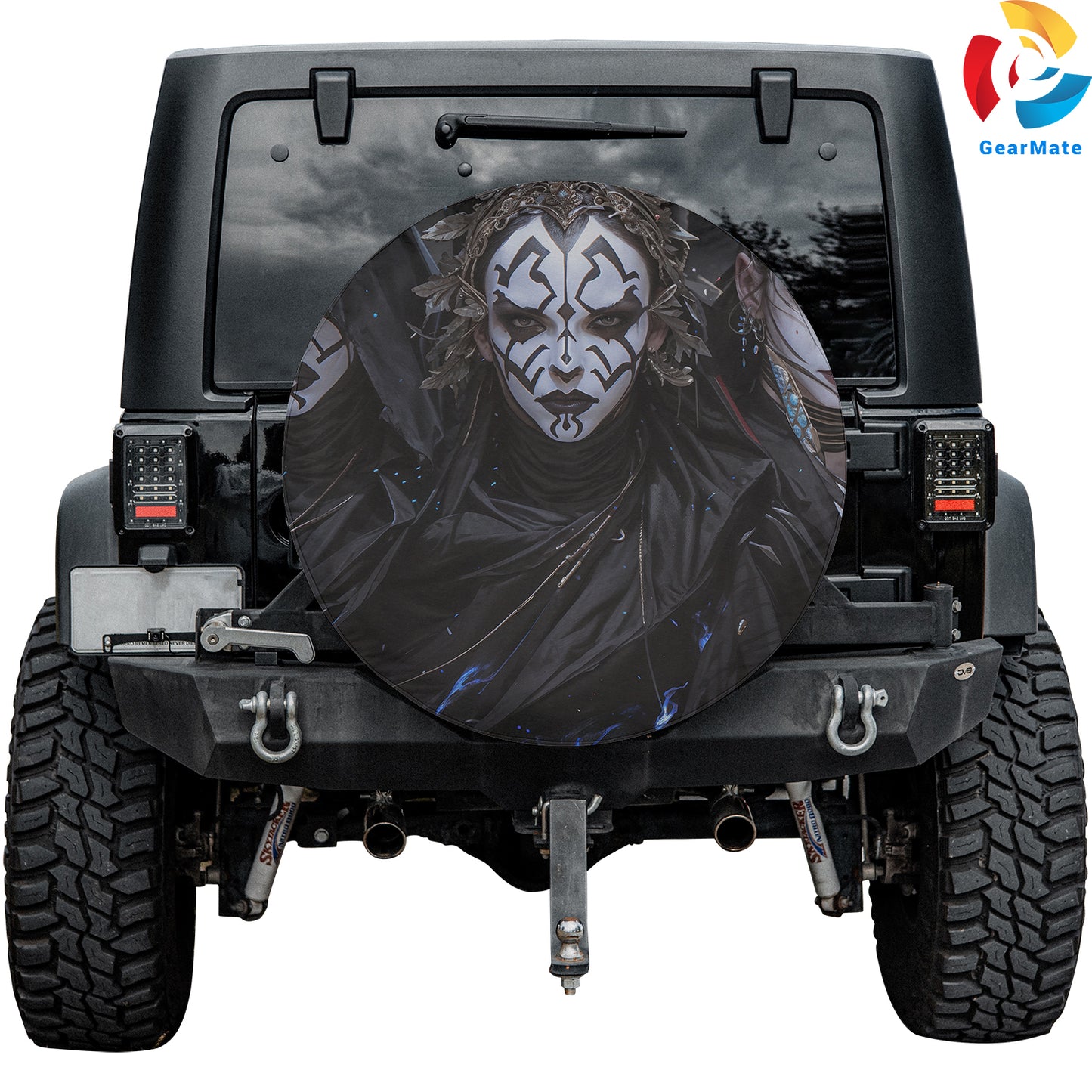 Starwars Cyberpunk Sci-fi Spare Tire Cover – Premium Waterproof UV Resistant Protector