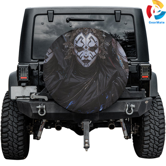 Starwars Cyberpunk Sci-fi Spare Tire Cover – Premium Waterproof UV Resistant Protector