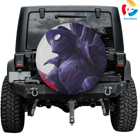 Marvel Spiderman Noir Spare Tire Cover – Premium Waterproof UV Resistant Protector