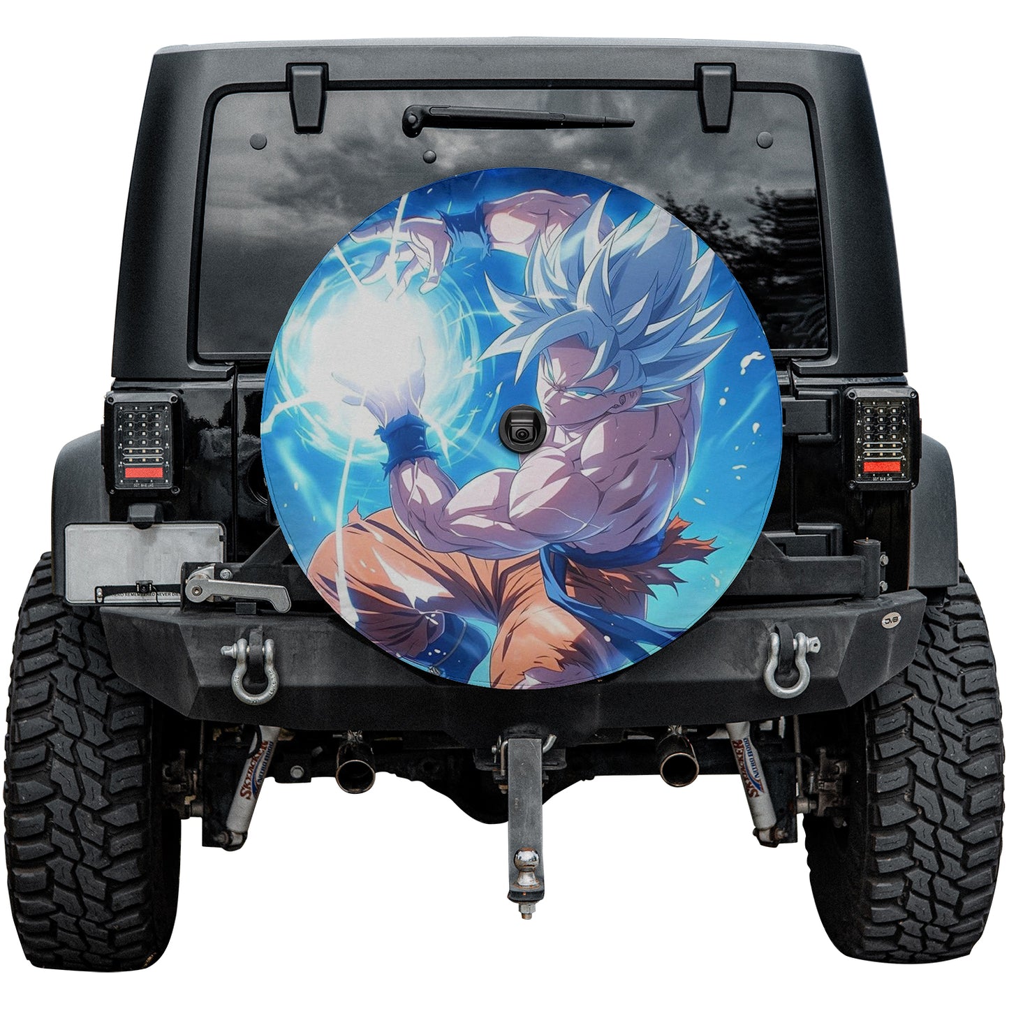 Dragon Ball Z Goku Anime Spare Tire Cover – Premium Waterproof UV Resistant Protector