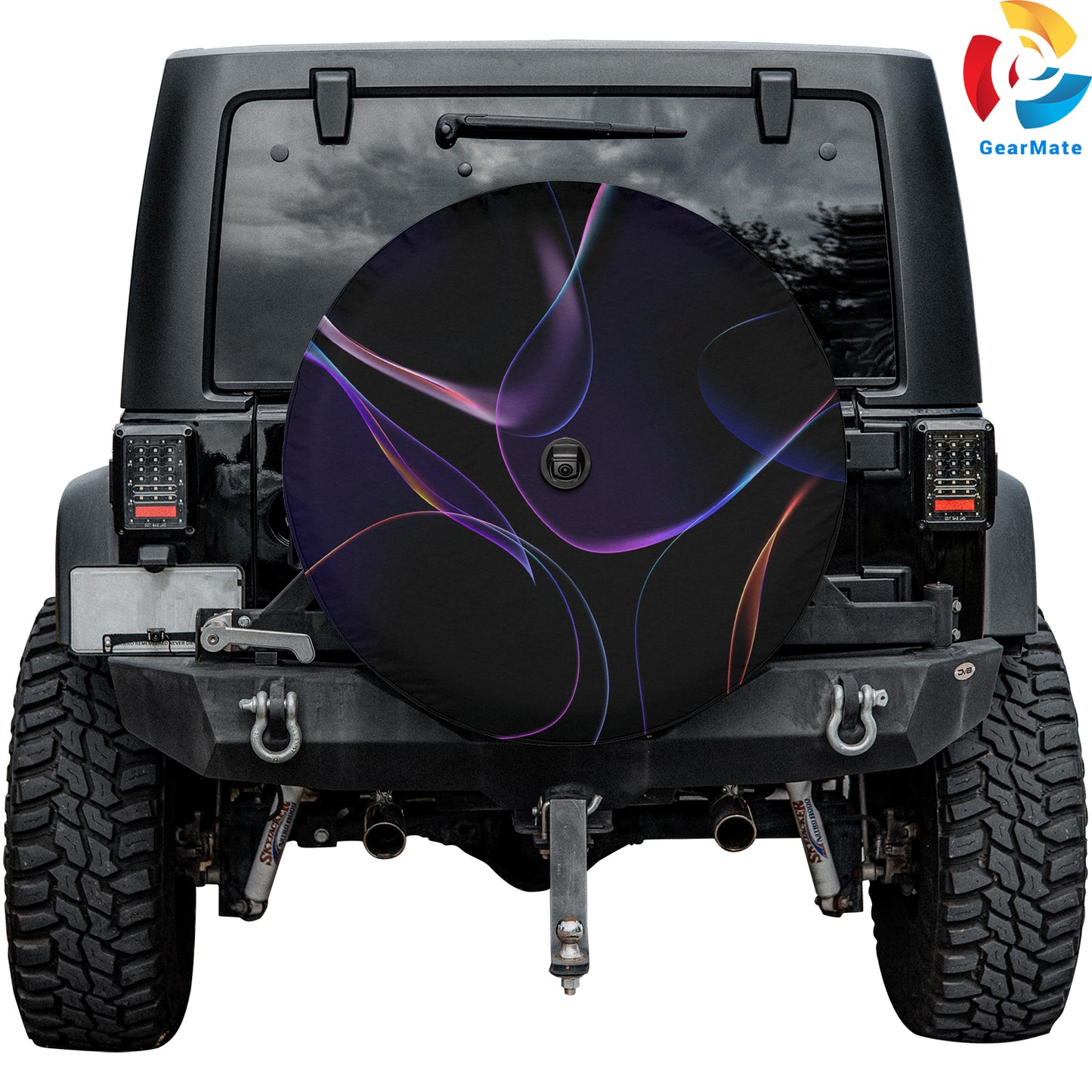 Dark Aesthetic Spare Tire Cover – Premium Waterproof UV Resistant Protector