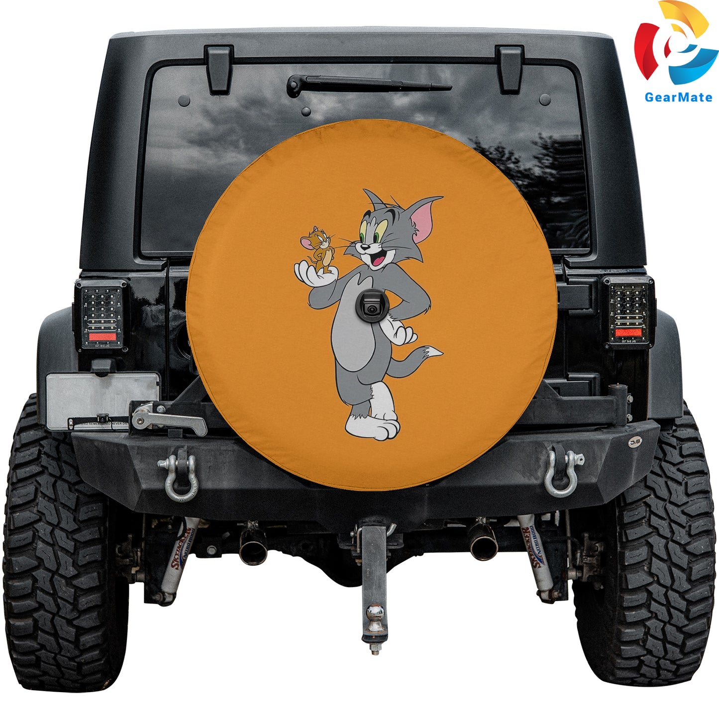 Tom & Jerry Spare Tire Cover – Premium Waterproof UV Resistant Protector