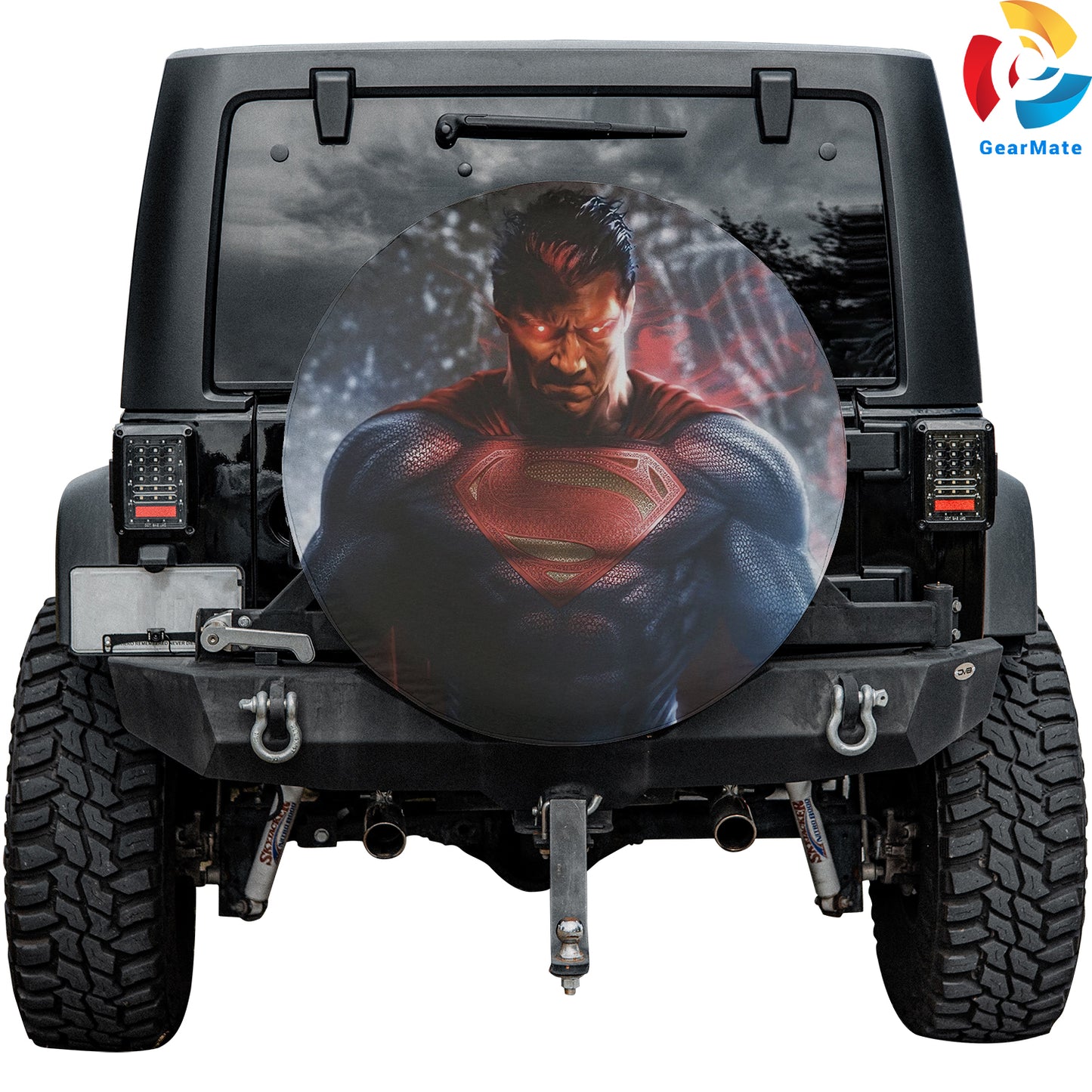 DC Superman Heroes Spare Tire Cover – Premium Waterproof UV Resistant Protector
