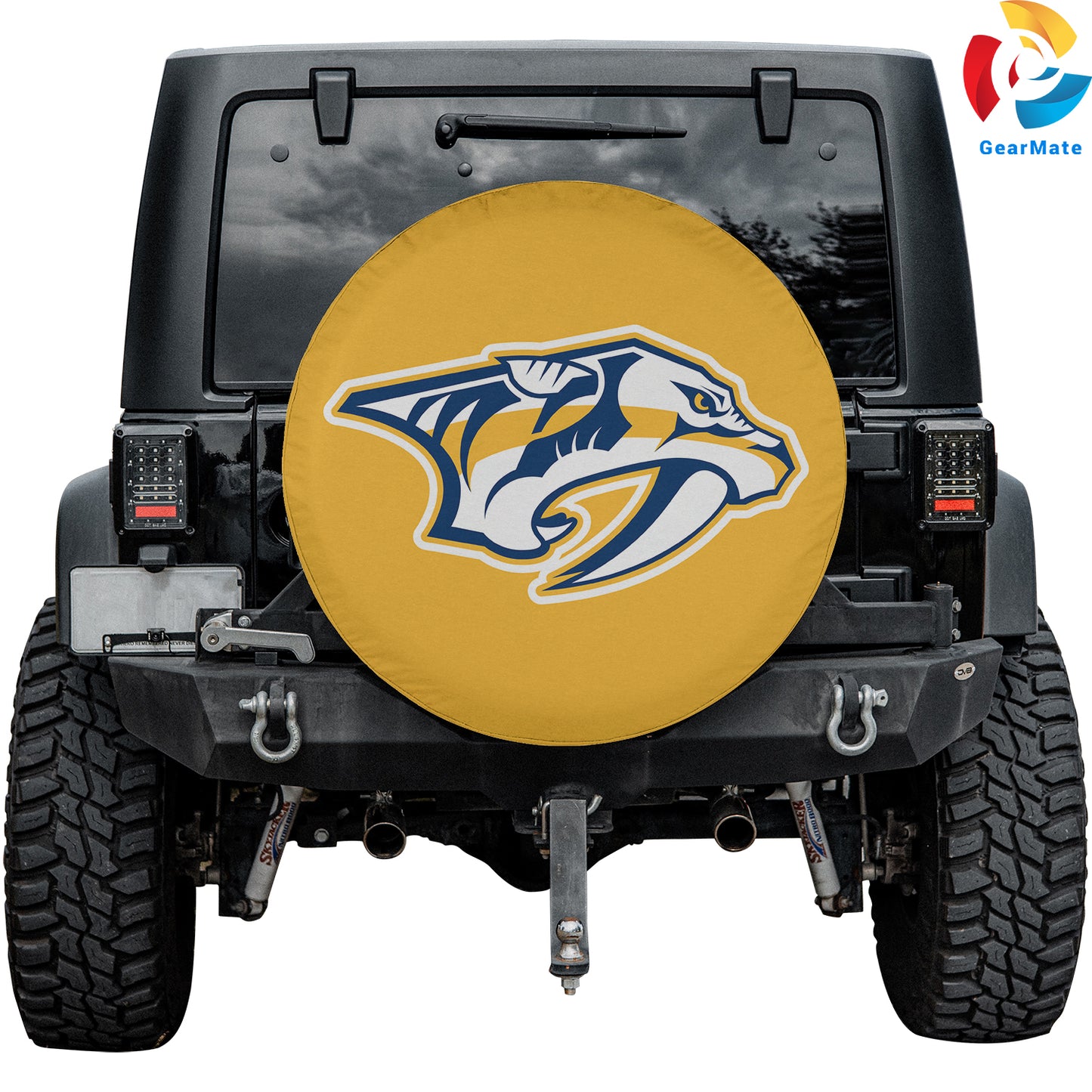 Nashville Predators NHL Hockey Season Spare Tire Cover – Premium Waterproof UV-Resistant Protector