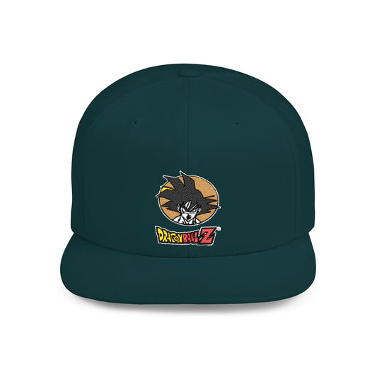 Dragon Ball Z Goku Flat Bill Snapback – Lightweight, Custom Fit, Premium Quality