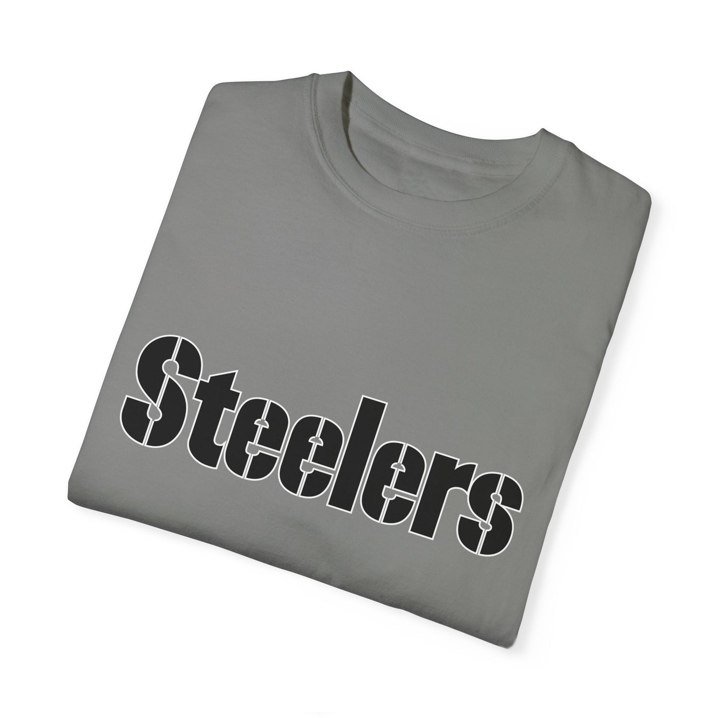 Pittsburgh Steelers Football Fan Garment-Dyed T-Shirt – Premium Cotton Tee for Customization