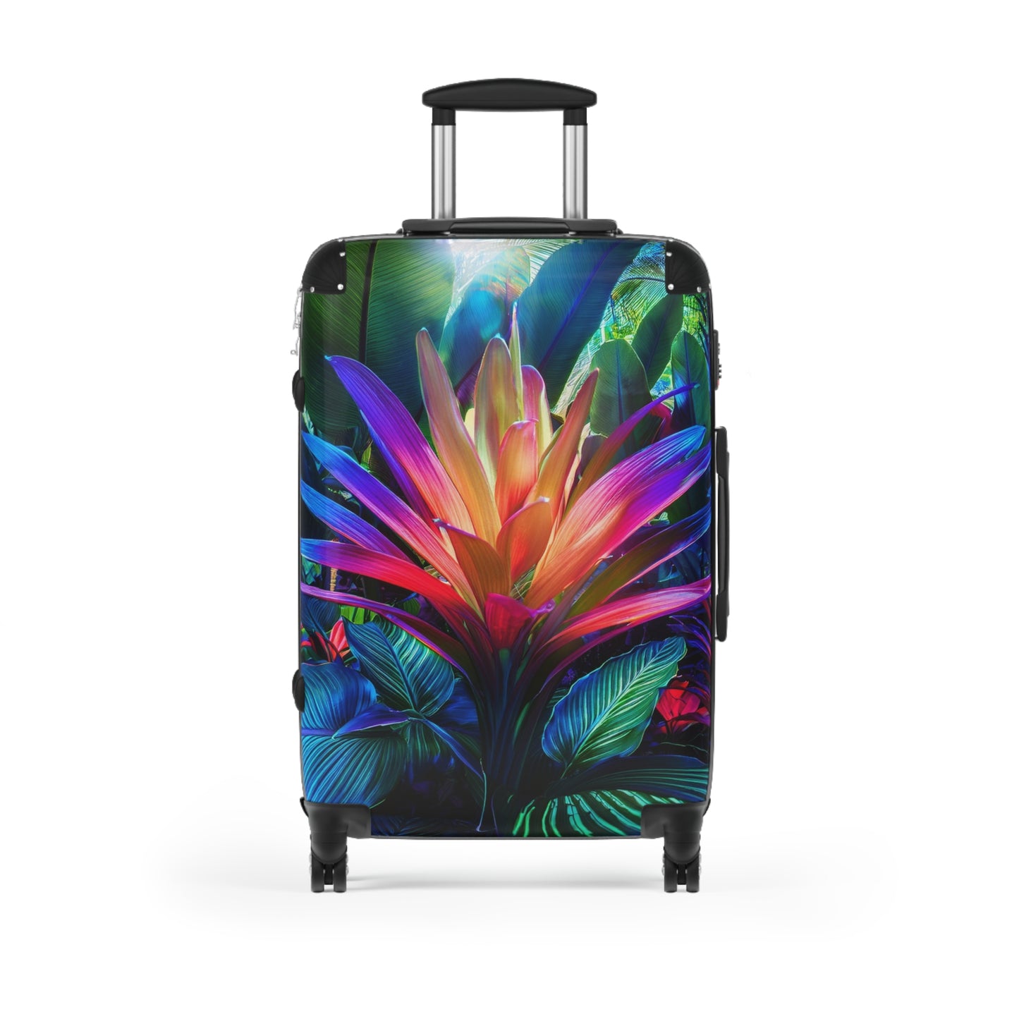 Nature Flowers Floral Vibrant Carry-On Suitcase - Stylish Luggage for Travelers