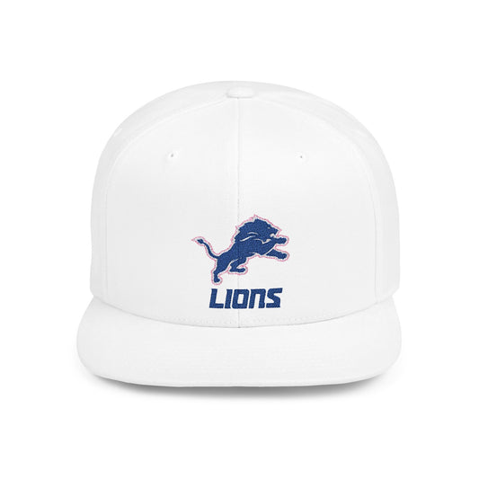 Detroit Lions Lions Fans Flat Bill Snapback – Lightweight, Custom Fit, Premium Quality