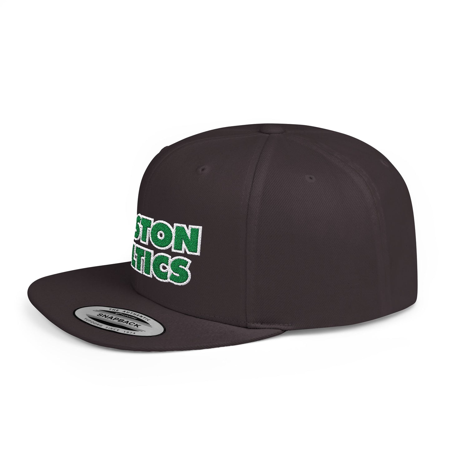 Boston Celtics Boston Basketball Flat Bill Snapback – Lightweight, Custom Fit, Premium Quality