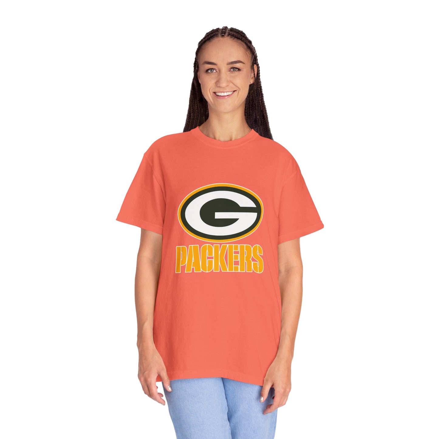Green Bay Packers Merchandise Garment-Dyed T-Shirt – Premium Cotton Tee for Customization