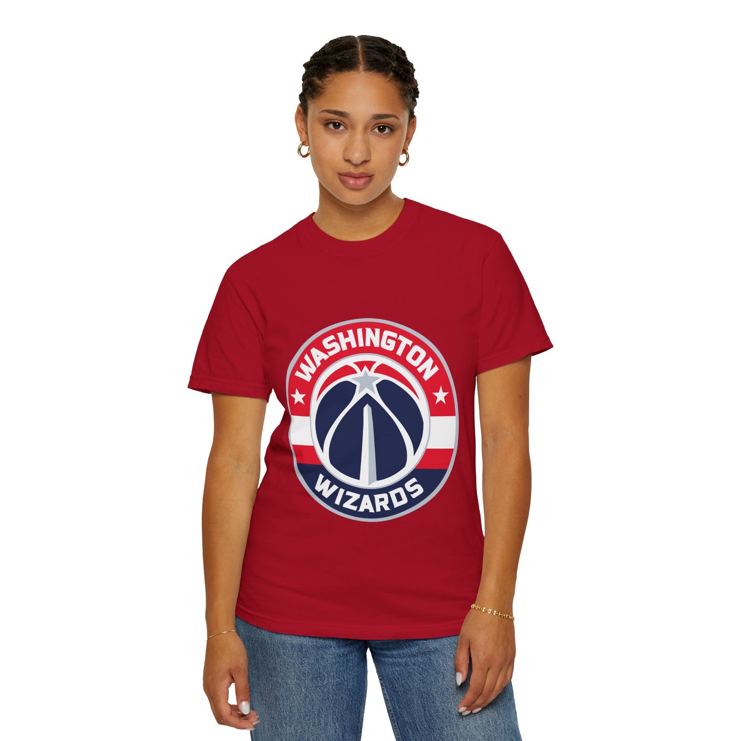 Washington Wizards Strong Garment-Dyed T-Shirt – Premium Cotton Tee for Customization