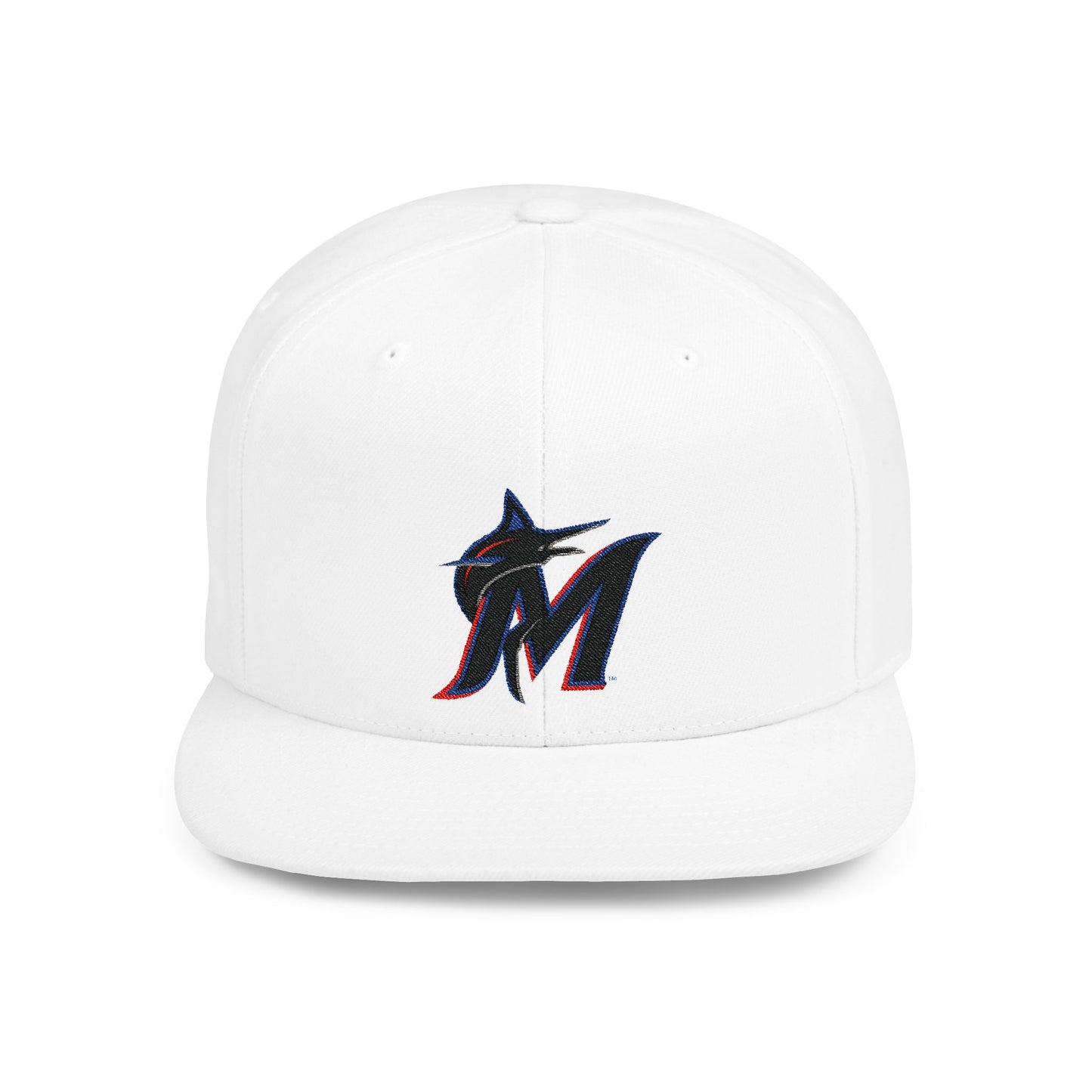 Miami Marlins Flat Bill Snapback – Lightweight, Custom Fit, Premium Quality