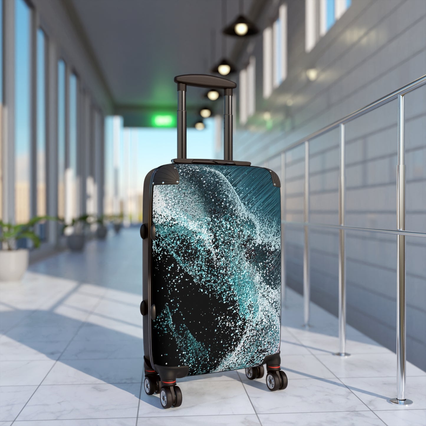 Abstract Samsung Background Colorful Carry-On Suitcase - Stylish Luggage for Travelers