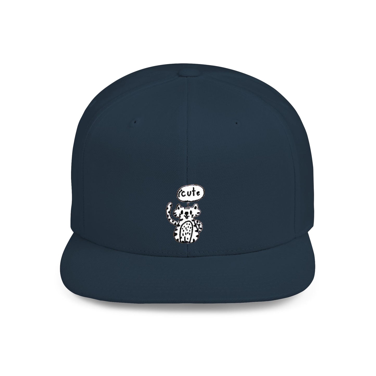 Icons Embroidered Tiger ICute Flat Bill Snapback – Lightweight, Custom Fit, Premium Quality