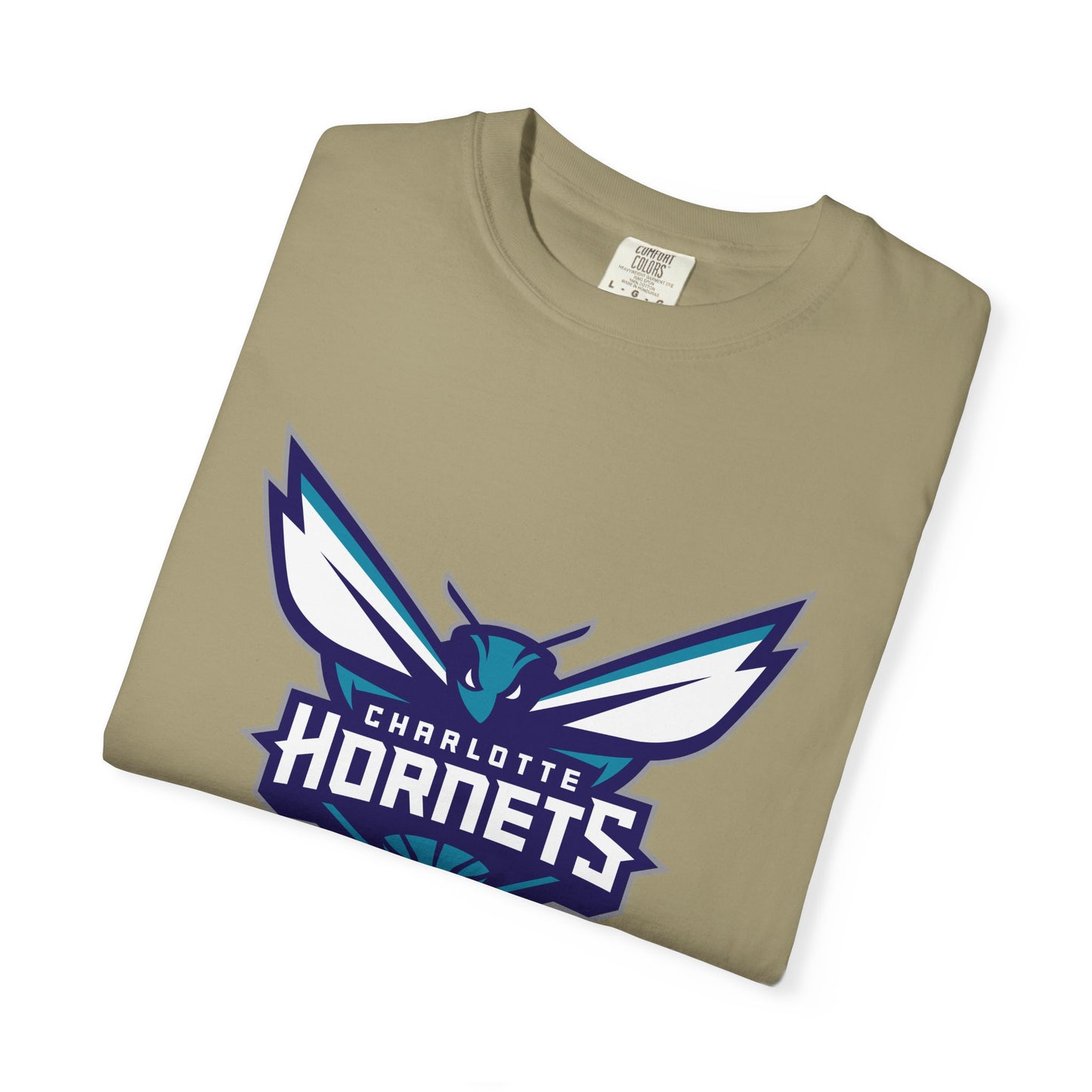 Charlotte Hornets Garment-Dyed T-Shirt – Premium Cotton Tee for Customization
