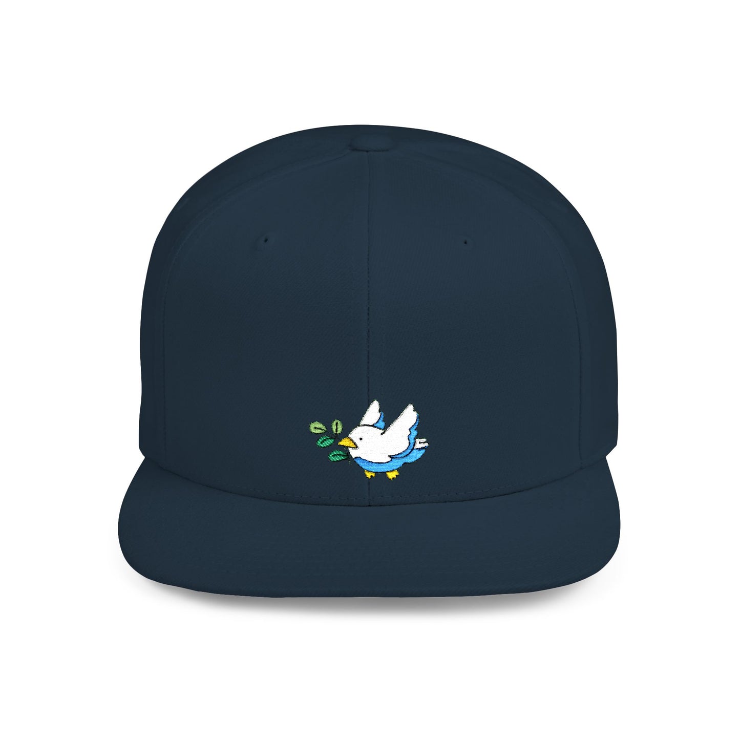 Icons Embroidered Bird Flat Bill Snapback – Lightweight, Custom Fit, Premium Quality