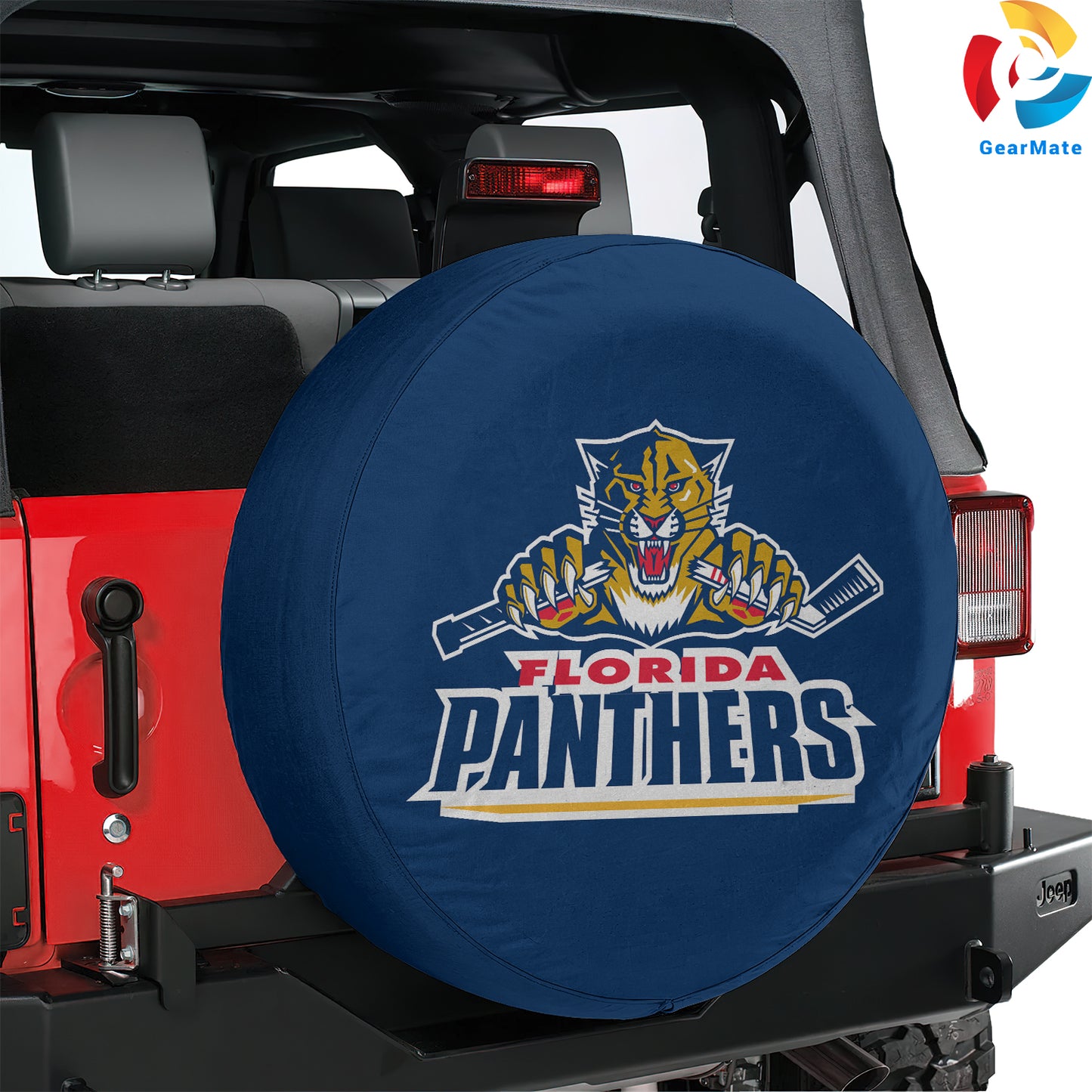 Florida Panthers NHL Hockey Spare Tire Cover – Premium Waterproof UV-Resistant Protector