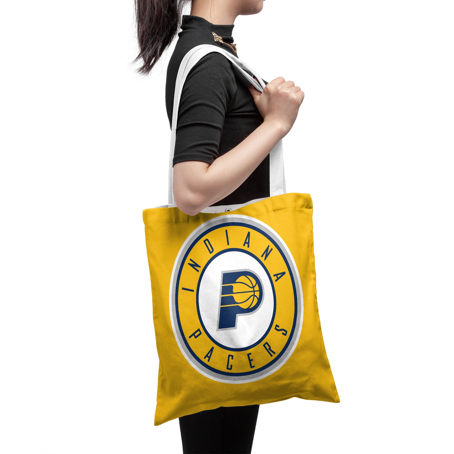 NBA Indiana Pacers Fans Polyester Canvas Tote Bag - Durable and Stylish