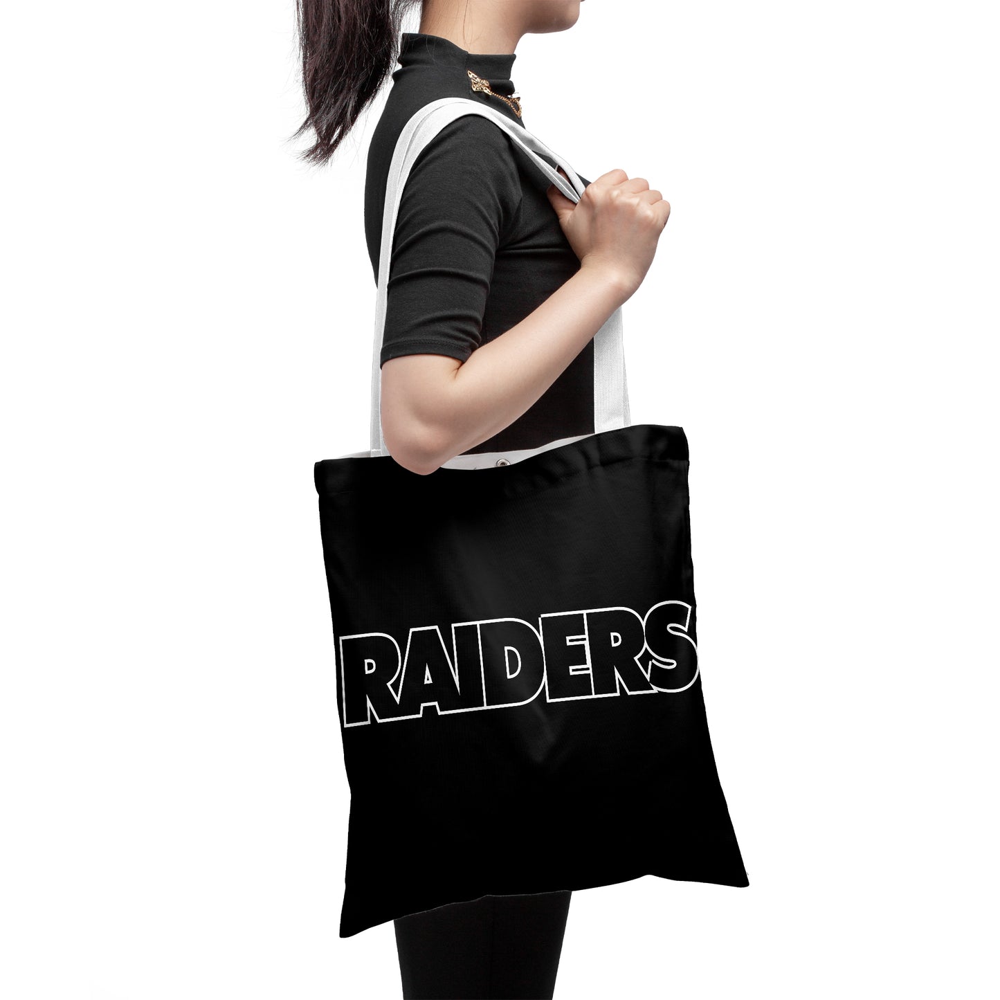 NFL Las Vegas Raiders NFL Polyester Canvas Tote Bag – Durable and Stylish