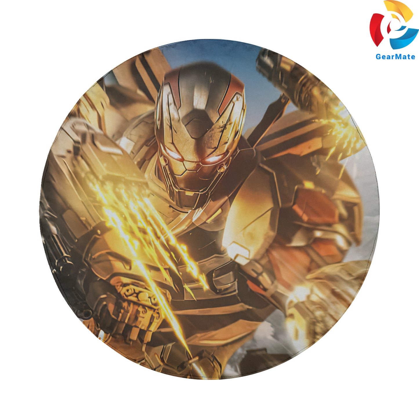 Marvel War Machine Spare Tire Cover – Premium Waterproof UV Resistant Protector