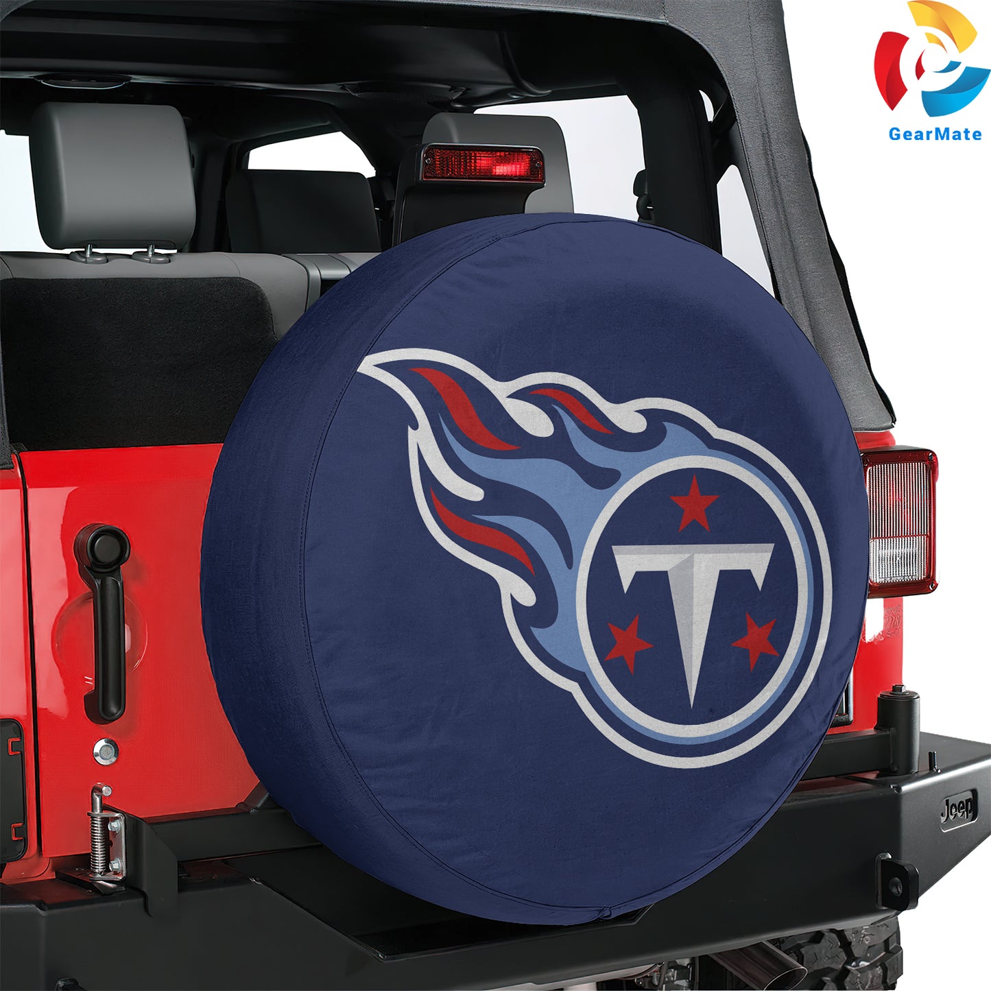 Tennessee Titans NFL Nation Spare Tire Cover – Premium Waterproof UV-Resistant Protector