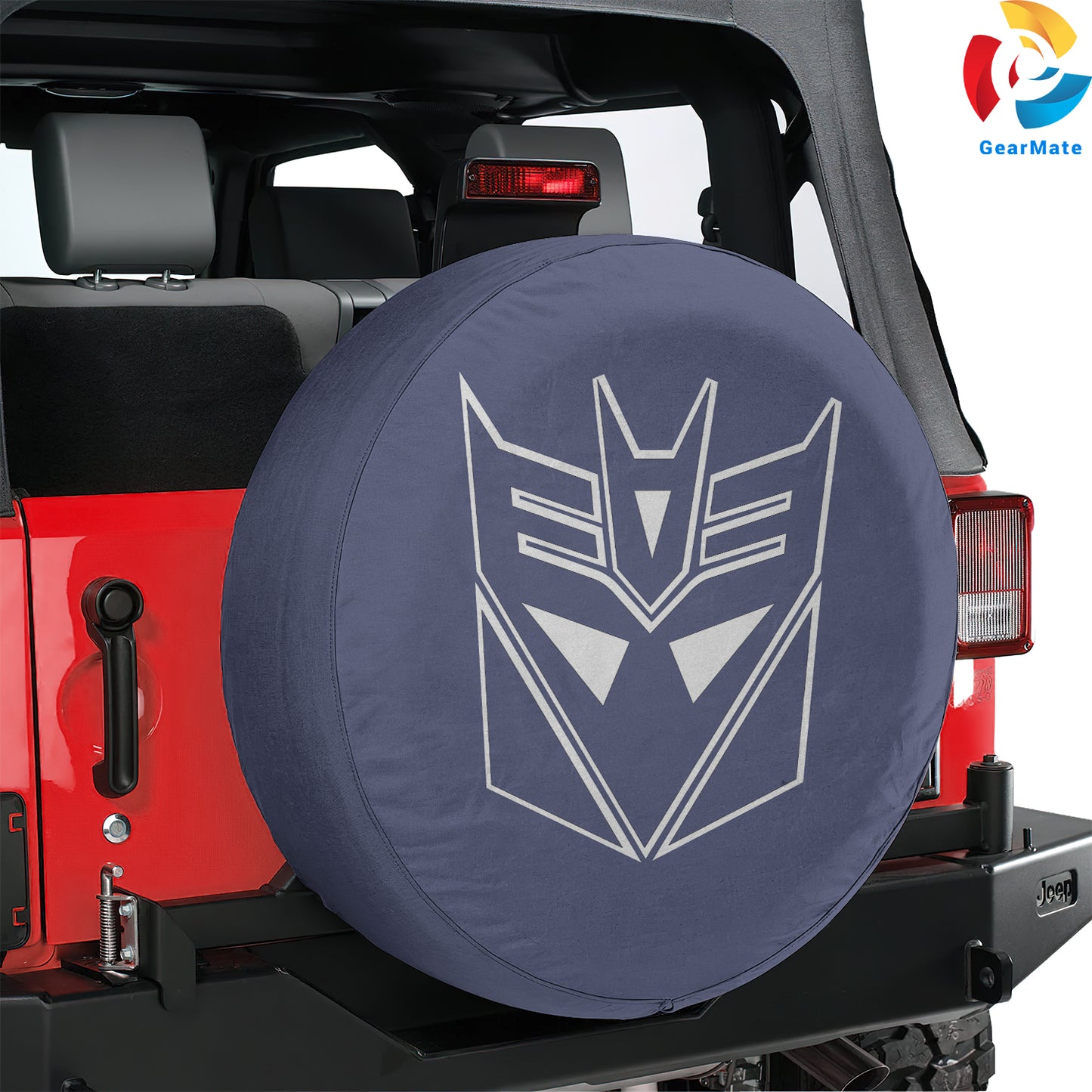 Transformers Decepticon Icon Spare Tire Cover – Premium Waterproof UV Resistant Protector